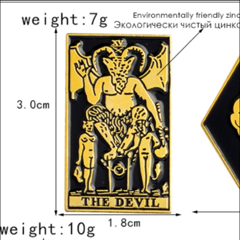 Tarot Devil Card Pin - Picture 5 of 5